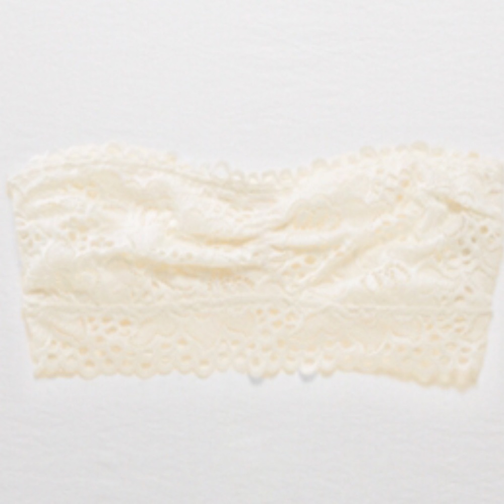 aerie Women’s Ivory Boho Lace Bandeau